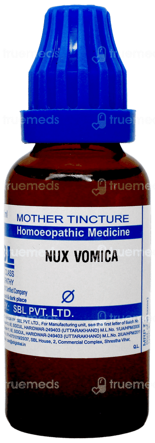 Sbl Nux Vomica Q Mother Tincture 30Ml